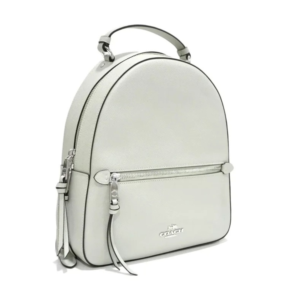 Coach Jordyn Backpack, Light Sage, Women’s Green Leather Backpack